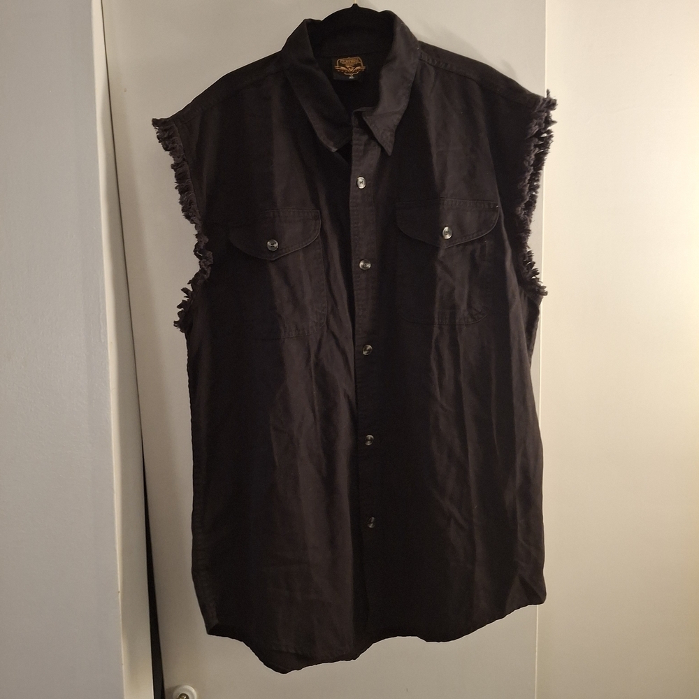 Milwaukee Leather Performance Apparel Men's Black Sleeveless Shirt